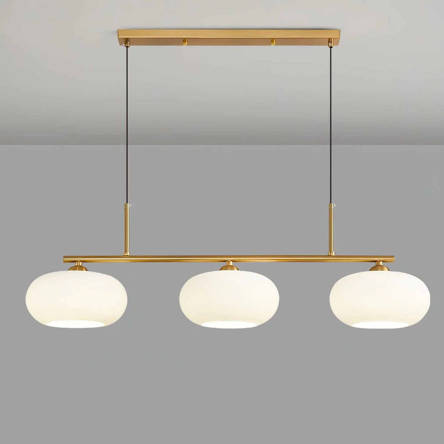3-Heads Bauhaus Pendant Light