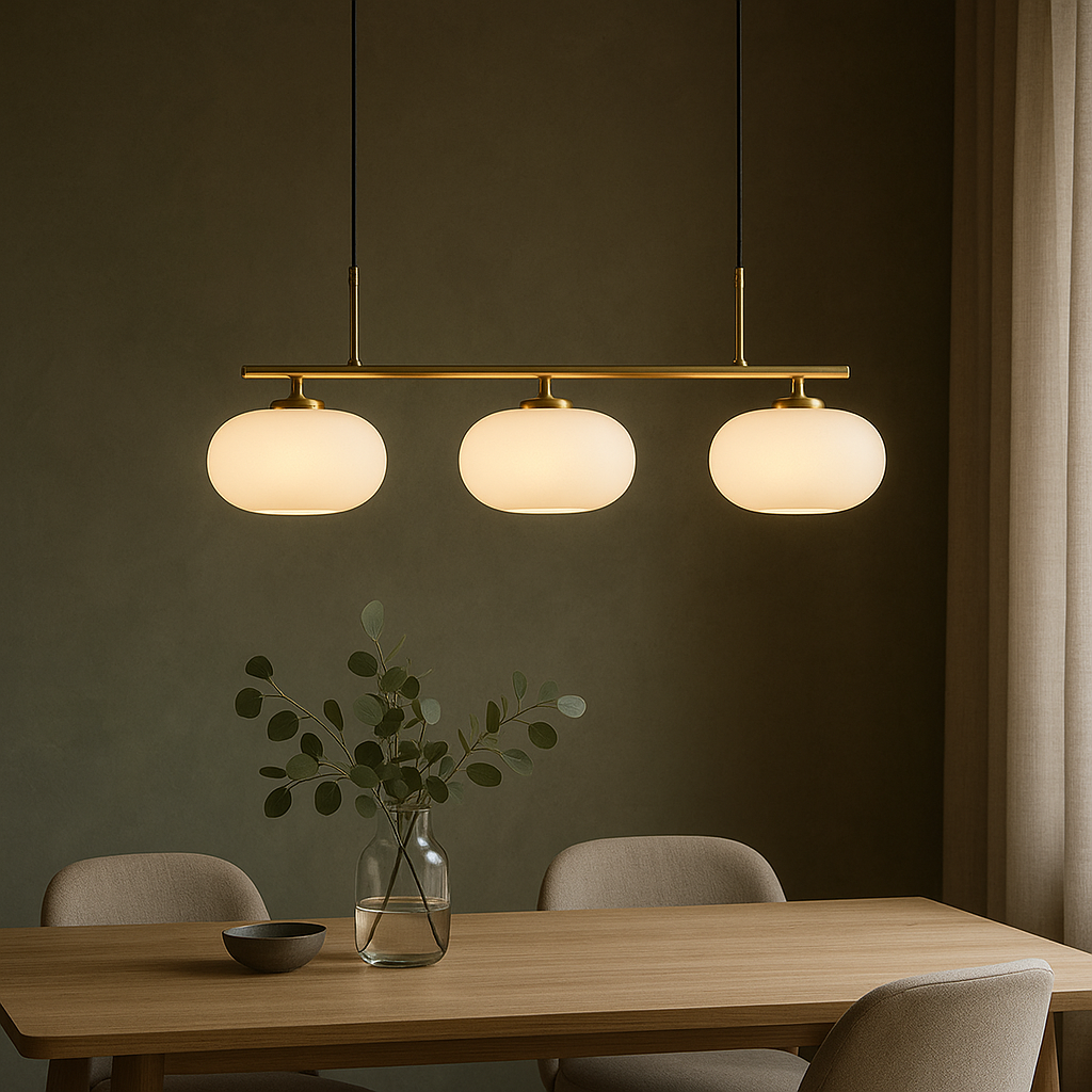 3-Heads Bauhaus Pendant Light