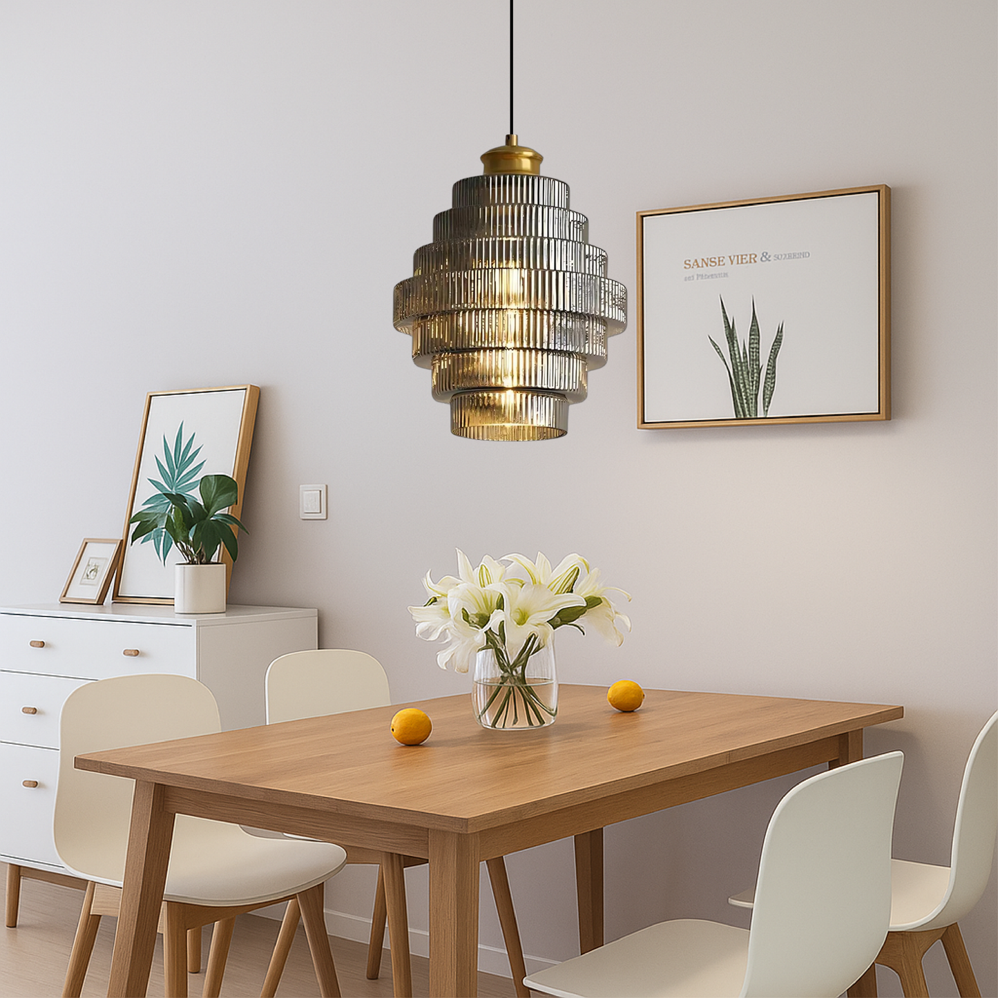 L'otre Glass Pendant Light