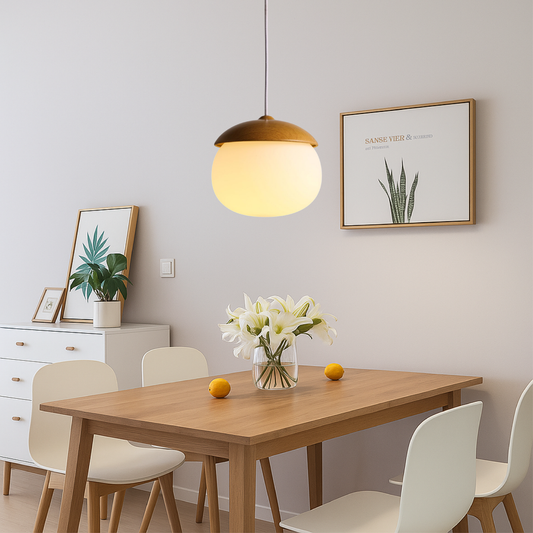 Nordic Wooden Pendant Light