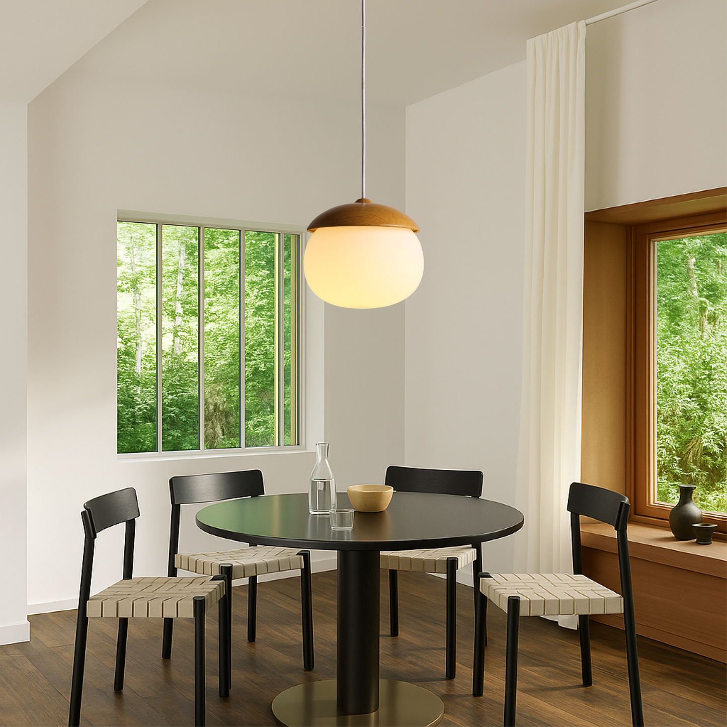 Nordic Wooden Pendant Light