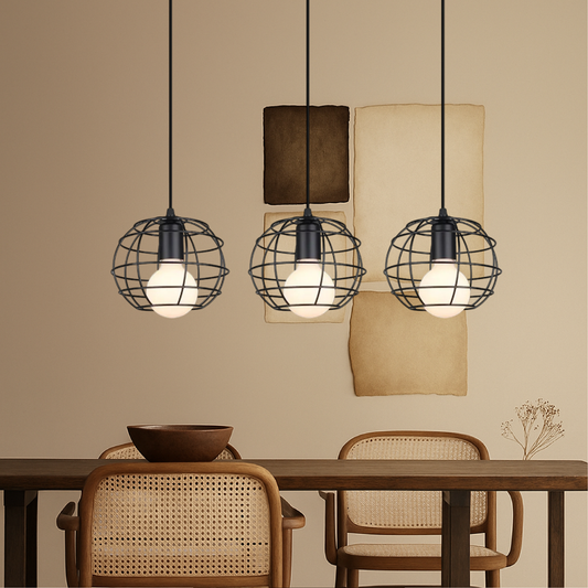 Dining Table Nuo's 3 Heads Pendant Light