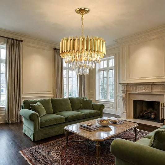 Golden Modern Chandelier