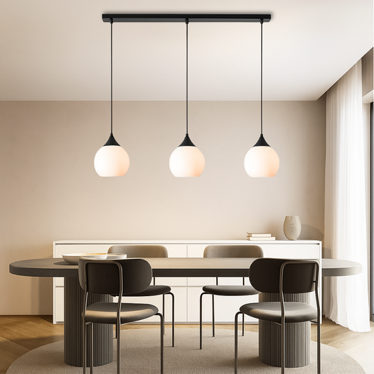 Gade's 3 Heads Dining Table Pendant Light
