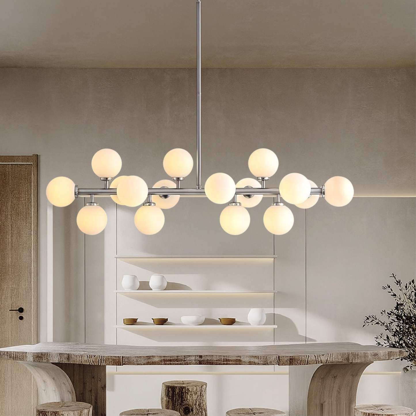 Rudy's 16-Head Kitchen Table Pendant Light