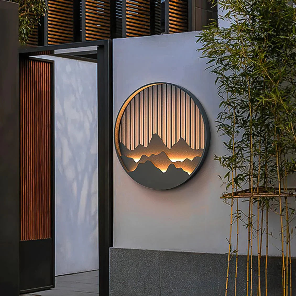 Outdoor Mountain Wall Lamp