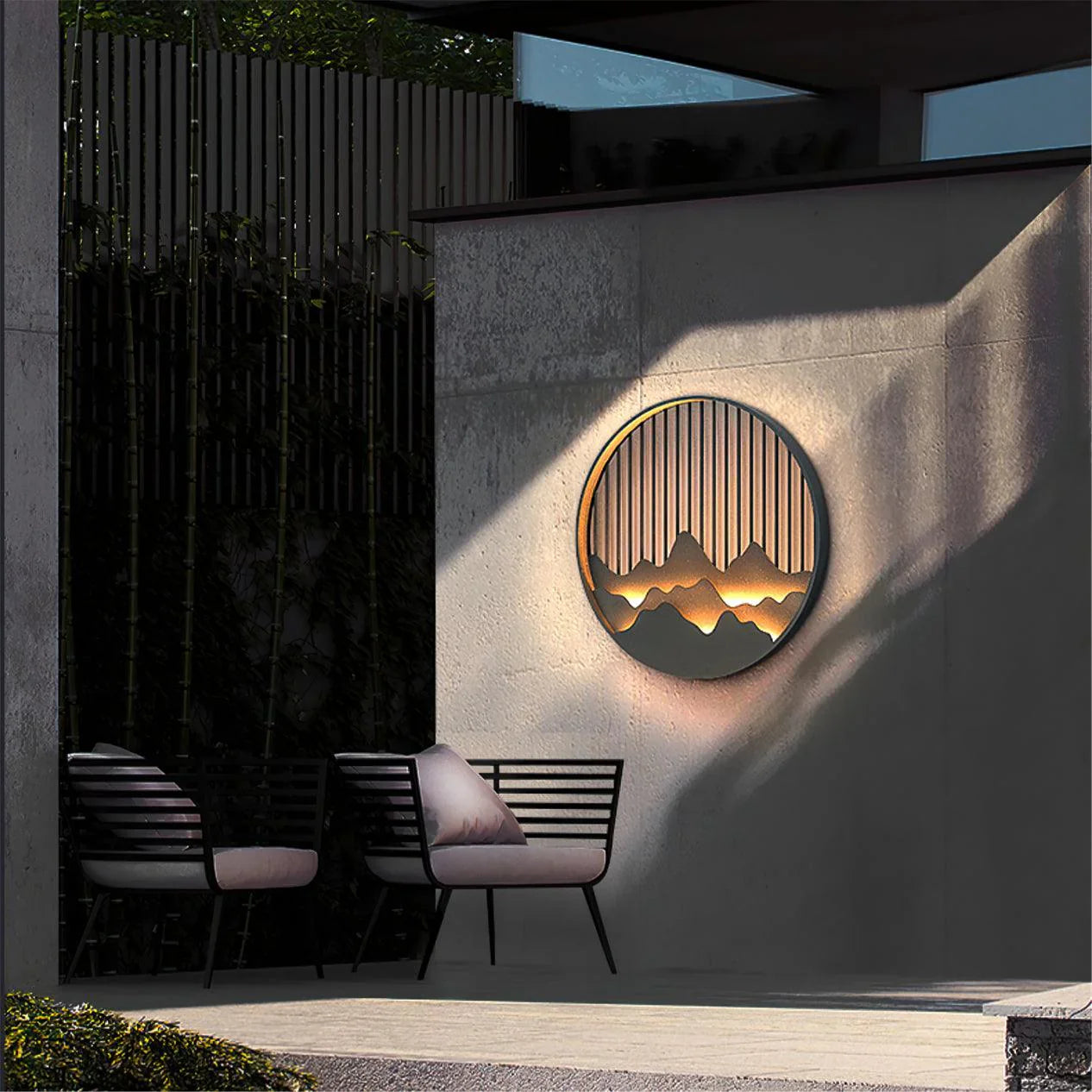 Outdoor Mountain Wall Lamp