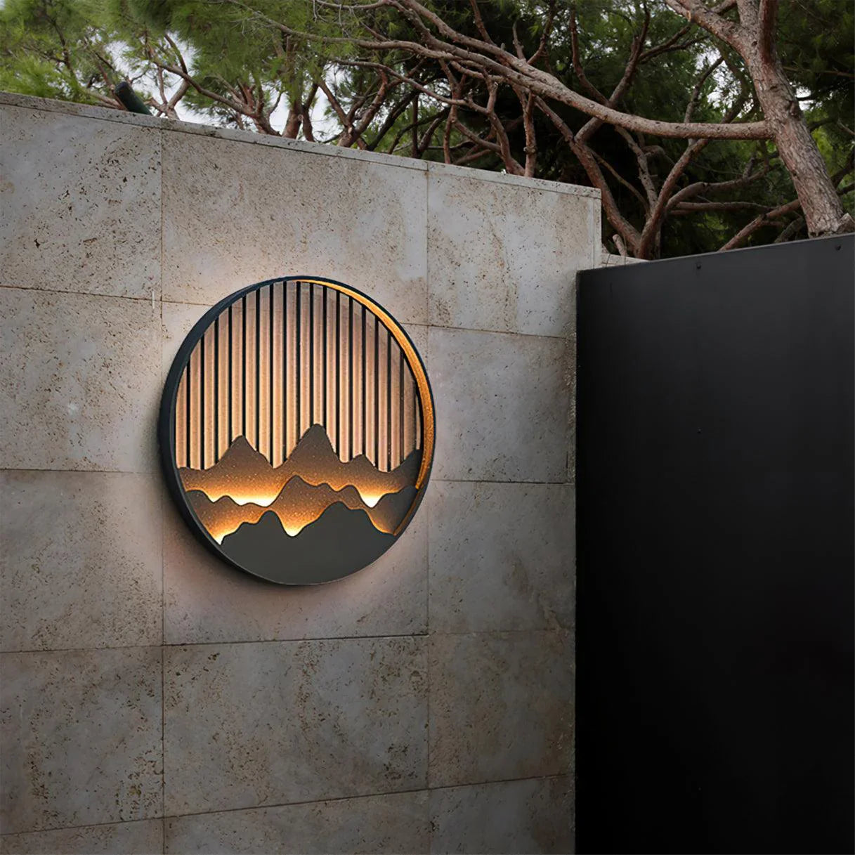 Outdoor Mountain Wall Lamp