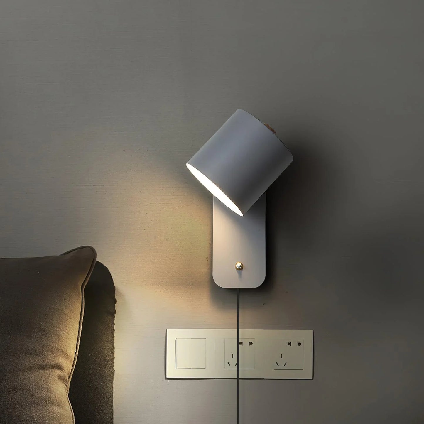 Cylinder Plug-in Wall Lamp