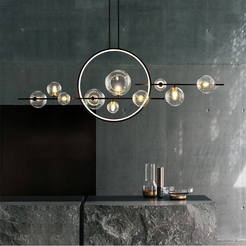 Glass Kitchen Table Chandelier