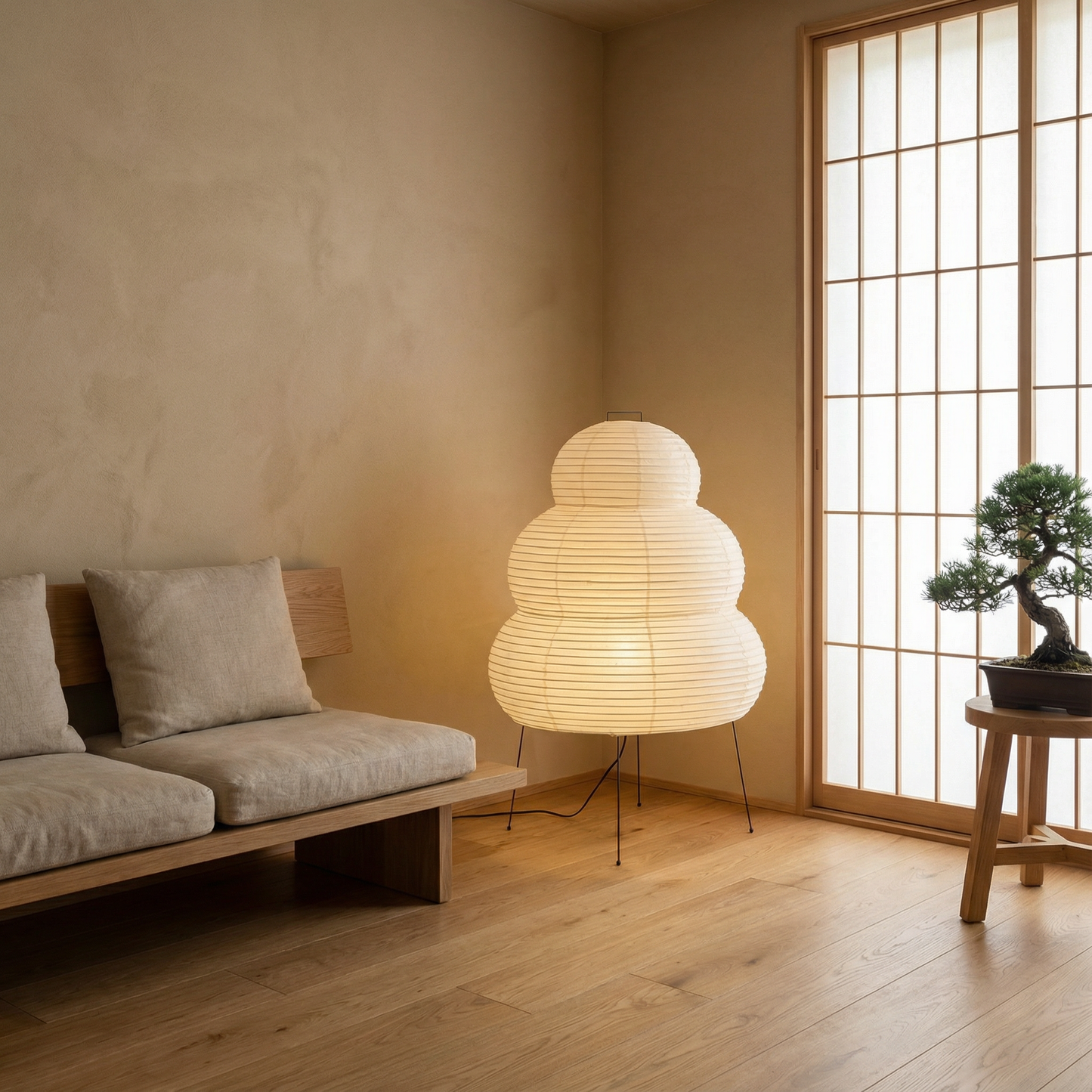 Rice Paper Table/Floor Lamp